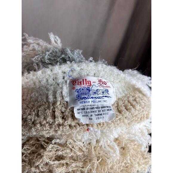 Vintage MCM 1970s Shaggy Sweater Tally Ho Size Medium - Picture 6 of 7